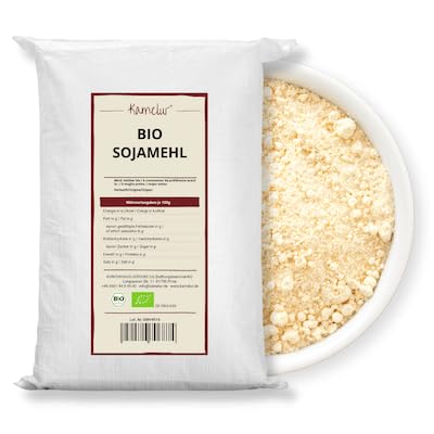 Kamelur 25 kg di farina di soia biologica, farina di soia biologica senza additivi Kamelur 25 kg di farina di soia biologica, farina di soia biologica senza additivi