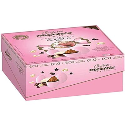 Confetti Maxtris Dolce Evento Rosa Twist Incartati A Caramella 500 Gr, MANDORLA Confetti Maxtris Dolce Evento Rosa Twist Incartati A Caramella 500 Gr, MANDORLA