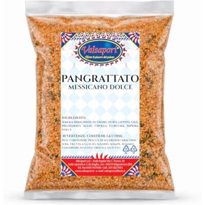 HOME LINE Pangrattato Messicano Dolce, per pollo e verdure, 500 g Semola rimacinata di grano duro con paprika dolce, curcuma, prezzemolo, aglio e cipolla, dal profilo speziato e rotondo. HOME LINE Pangrattato Messicano Dolce, per pollo e verdure, 500 g Semola rimacinata di grano duro con paprika dolce, curcuma, prezzemolo, aglio e cipolla, dal profilo speziato e rotondo.