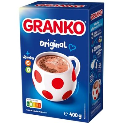Nestlé GRANKO Original cacao in polvere 6 x 400 g – Il classico piacere del cioccolato (2,4kg) Nestlé GRANKO Original cacao in polvere 6 x 400 g – Il classico piacere del cioccolato (2,4kg)