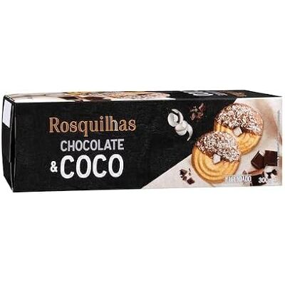 HACENDADO Ciambelle al cioccolato al latte e cocco Rendado 300 gr. HACENDADO Ciambelle al cioccolato al latte e cocco Rendado 300 gr.