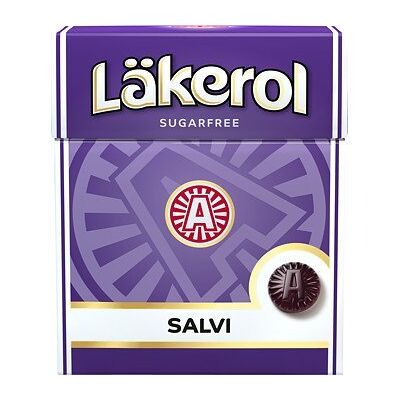 LAKEROL Cloetta Salvi pastillas 1 Caja of 25g LAKEROL Cloetta Salvi pastillas 1 Caja of 25g