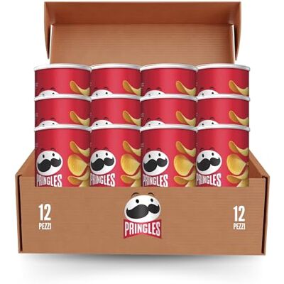 Pringles Original Snack Salato al Gusto Classico Croccante Snack Salato 12 Confezioni da 70g (12 x 70g) Pringles Original Snack Salato al Gusto Classico Croccante Snack Salato 12 Confezioni da 70g (12 x 70g)