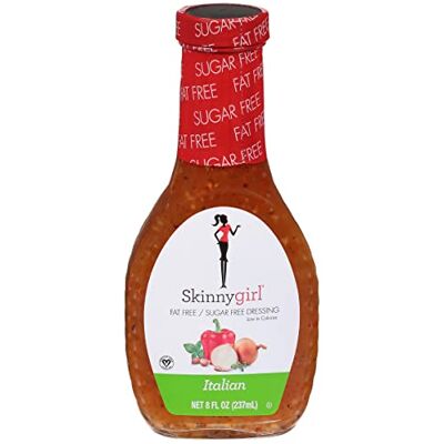 Skinnygirl Condimento per insalata senza grassi, italiano senza zucchero, 8 once Skinnygirl Condimento per insalata senza grassi, italiano senza zucchero, 8 once