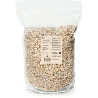 KoRo Fiocchi di grano saraceno bio 1.5 kg 100% senza additivi, provenienti da agricoltura biologica controllata confezione convenienza KoRo Fiocchi di grano saraceno bio 1.5 kg 100% senza additivi, provenienti da agricoltura biologica controllata confezione convenienza