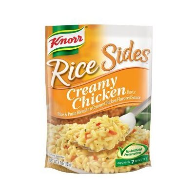 Knorr Rice Sides Creamy Chicken 5.7 oz (Pack of 3) by Rice Sides Knorr Rice Sides Creamy Chicken 5.7 oz (Pack of 3) by Rice Sides