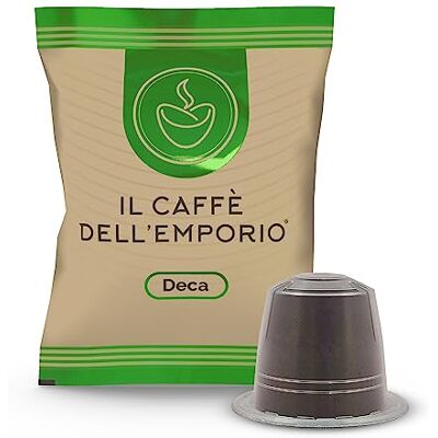 Il Caffè dell'Emporio Capsule Compatibili con Nespresso Miscela Dek Verde Caffe Decaffeinato Deca (100) Il Caffè dell'Emporio Capsule Compatibili con Nespresso Miscela Dek Verde Caffe Decaffeinato Deca (100)