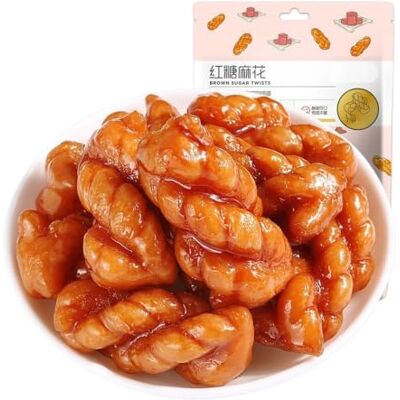 xotoa Ciambelle allo zucchero di canna da 70 g, classica forma attorcigliata vecchio stile, ricco aroma dolce, perfette for la colazione o come spuntino(6bag) xotoa Ciambelle allo zucchero di canna da 70 g, classica forma attorcigliata vecchio stile, ricco aroma dolce, perfette for la colazione o come spuntino(6bag)