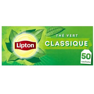 Lipton , Tè verde, tè verde asiatico, freddo o caldo, sapore classico, relax, ingredienti naturali al 100%, 50 bustine Lipton , Tè verde, tè verde asiatico, freddo o caldo, sapore classico, relax, ingredienti naturali al 100%, 50 bustine