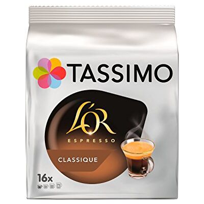 Capsule di caffè Tassimo LOr Espresso Classico - 5 Confezioni - 80 Bevande Capsule di caffè Tassimo LOr Espresso Classico - 5 Confezioni - 80 Bevande