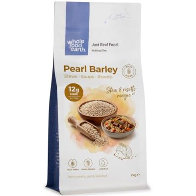 Wholefood Earth Orzo perlato intero, senza OGM, vegano, senza latticini, senza zucchero aggiunto, 2 kg Wholefood Earth Orzo perlato intero, senza OGM, vegano, senza latticini, senza zucchero aggiunto, 2 kg