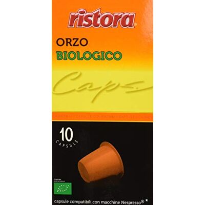 Ristora 60 Organic Barley Capsules compatible with Nespresso Ristora 60 Organic Barley Capsules compatible with Nespresso