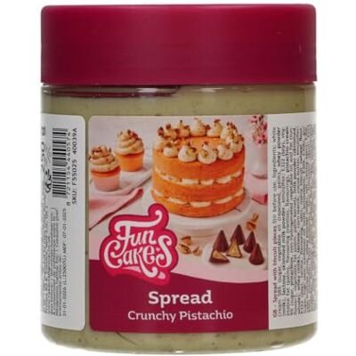 FunCakes Spread Crunchy Pistache: Crema Spalmabile con Pistacchio Croccante, Ottima per Stratificare le Torte, da Spalmare sopra o all’interno di Cupcake Cotti, 250 g FunCakes Spread Crunchy Pistache: Crema Spalmabile con Pistacchio Croccante, Ottima per Stratificare le Torte, da Spalmare sopra o all’interno di Cupcake Cotti, 250 g