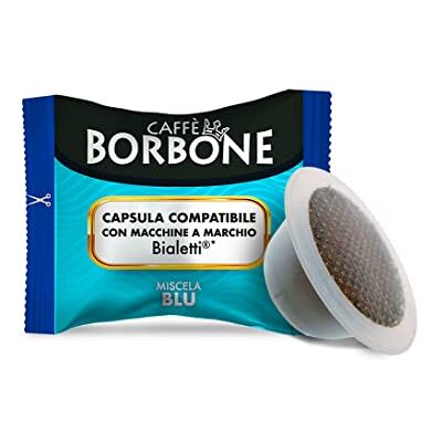 Caffè Borbone Miscela Blu - Caffè Ricco e Cremoso - 50 Capsule Caffè Borbone Miscela Blu - Caffè Ricco e Cremoso - 50 Capsule