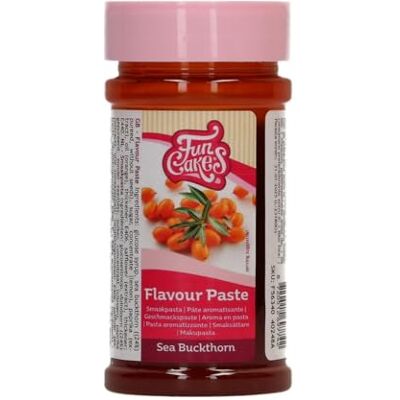 FunCakes Flavour Paste Pasta Aromatizzante, Sea Buckthorn, 100 g Aroma Alimentare dal Gusto Intenso, Ideale per Decorare Torte, Adatto per Impasti e Farciture FunCakes Flavour Paste Pasta Aromatizzante, Sea Buckthorn, 100 g Aroma Alimentare dal Gusto Intenso, Ideale per Decorare Torte, Adatto per Impasti e Farciture