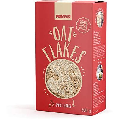 Prozis Fiocchi d'Avena Fiocchi Piccoli 500 g Naturale Fiocchi d'avena 100% naturali per un pasto saziante, Istantanea per facile mescolamento, Prozis Fiocchi d'Avena Fiocchi Piccoli 500 g Naturale Fiocchi d'avena 100% naturali per un pasto saziante, Istantanea per facile mescolamento,