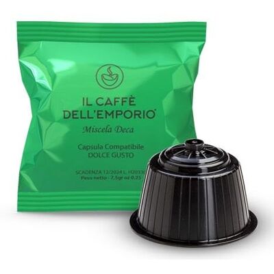 Il Caffè dell' Emporio Capsule Compatibili con Nescafe Dolce Gusto Miscela Dek Verde Caffe Decaffeinato Deca (100) Il Caffè dell' Emporio Capsule Compatibili con Nescafe Dolce Gusto Miscela Dek Verde Caffe Decaffeinato Deca (100)