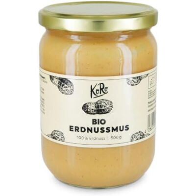 KoRo Crema di arachidi bio 500 g Puro burro di arachidi biologico 100% Vegan e bio Senza zucchero e senza sale KoRo Crema di arachidi bio 500 g Puro burro di arachidi biologico 100% Vegan e bio Senza zucchero e senza sale