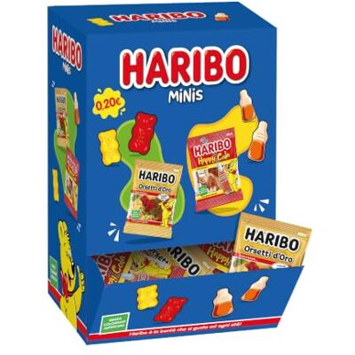 HARIBO Minis Frutta e Cola, Caramelle Gommose, 2040gr HARIBO Minis Frutta e Cola, Caramelle Gommose, 2040gr