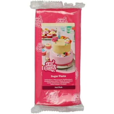 FunCakes Pasta di Zucchero Hot Pink: facile da usare, liscia, flessibile, morbida e pieghevole, perfetta per la decorazione di torte. Senza glutine 1000 g FunCakes Pasta di Zucchero Hot Pink: facile da usare, liscia, flessibile, morbida e pieghevole, perfetta per la decorazione di torte. Senza glutine 1000 g
