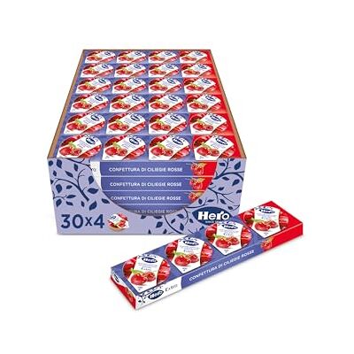 Hero Poker Confettura Di Ciliegie Rosse, Marmellata e Confettura Extra, Frutta di Alta Qualità, senza Conservanti e senza Coloranti, 30 Confezioni da 100 Grammi (4 Monodosi x 25 Grammi) Hero Poker Confettura Di Ciliegie Rosse, Marmellata e Confettura Extra, Frutta di Alta Qualità, senza Conservanti e senza Coloranti, 30 Confezioni da 100 Grammi (4 Monodosi x 25 Grammi)