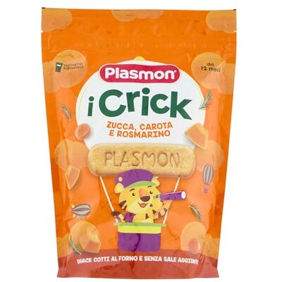 Plasmon Crick Zucca Carota Rosmarino 100g (6 confezioni) Plasmon Crick Zucca Carota Rosmarino 100g (6 confezioni)