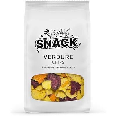 ITALIA SPEZIE Chips di Verdure, Barbabietola, Patata Dolce e Carota, 200g, Snack Croccante a Basso Contenuto di Grassi, Frittura Sottovuoto, Ideale per Aperitivi e Contorni, ITALIA SPEZIE Chips di Verdure, Barbabietola, Patata Dolce e Carota, 200g, Snack Croccante a Basso Contenuto di Grassi, Frittura Sottovuoto, Ideale per Aperitivi e Contorni,