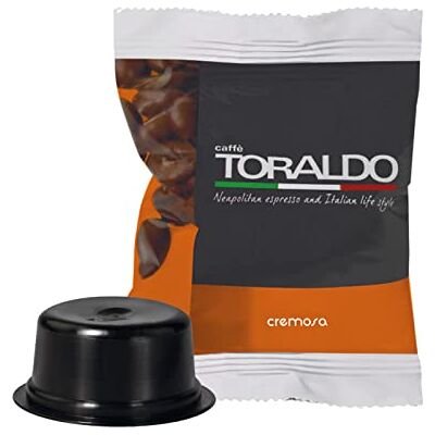 caffè toraldo Compatibile Firma* Caffè Selezionato, Tostato e Torrefatto in Italia Eccellenza del Caffè Napoletano (100 Capsule, Miscela Cremosa) caffè toraldo Compatibile Firma* Caffè Selezionato, Tostato e Torrefatto in Italia Eccellenza del Caffè Napoletano (100 Capsule, Miscela Cremosa)