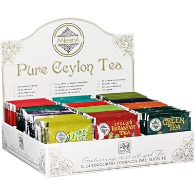 Mlesna Puro Ceylon Tea Scatola Espositore 12 Gusti Assortiti 120 Filtri Mlesna Puro Ceylon Tea Scatola Espositore 12 Gusti Assortiti 120 Filtri