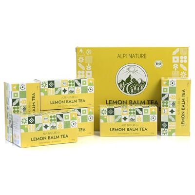 Alpi Nature Melissa Tisana BIO, 120 Bustine di Tè, 120g, Confezione da 6x20 Bustine da 1g Alpi Nature Melissa Tisana BIO, 120 Bustine di Tè, 120g, Confezione da 6x20 Bustine da 1g