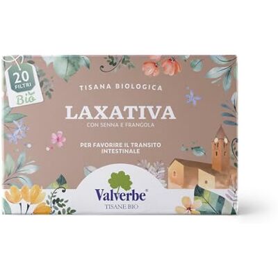 VALVERBE Tisana Laxativa Biologico 20 Filtri Pacco da 6 180 g VALVERBE Tisana Laxativa Biologico 20 Filtri Pacco da 6 180 g