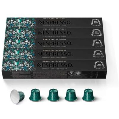 Nespresso Capsules Originali Espresso Fortissio Lungo, 50 Capsule Nespresso Capsules Originali Espresso Fortissio Lungo, 50 Capsule