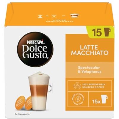 Nescafe Dolce Gusto Latte Macchiato Pods, confezione da 30, 343,5 g Nescafe Dolce Gusto Latte Macchiato Pods, confezione da 30, 343,5 g