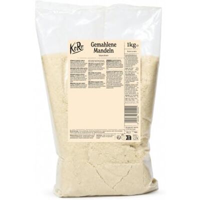 KoRo Farina di mandorle sbollentate 1 kg 100% mandorle macinate e pronte all'uso confezione risparmio KoRo Farina di mandorle sbollentate 1 kg 100% mandorle macinate e pronte all'uso confezione risparmio
