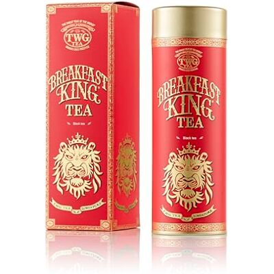 TWG Tea Breakfast King Tea Tè Nero Ginseng Latta Haute Couture, 130 G Set Regalo TWG Tea Breakfast King Tea Tè Nero Ginseng Latta Haute Couture, 130 G Set Regalo