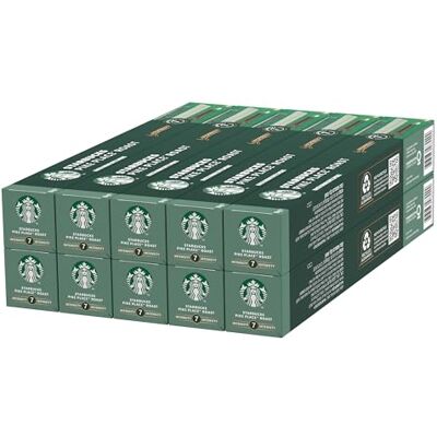 Starbucks Pike Place by Nespresso Caffè Lungo, 10 confezioni da 10 capsule (100 capsule compatibili Nespresso) Starbucks Pike Place by Nespresso Caffè Lungo, 10 confezioni da 10 capsule (100 capsule compatibili Nespresso)