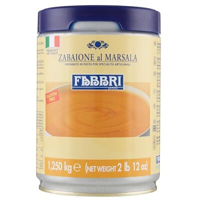 Fabbri DELIPASTE ZABAIONE AL MARSALA 1,25 KG PREPARATO IN PASTA PER SPECIALITÀ ARTIGIANALI Fabbri DELIPASTE ZABAIONE AL MARSALA 1,25 KG PREPARATO IN PASTA PER SPECIALITÀ ARTIGIANALI
