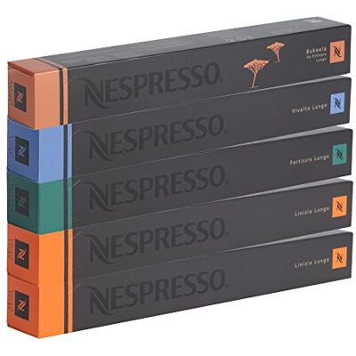 Nespresso Lungo Assortment, 50 Capsules Nespresso Lungo Assortment, 50 Capsules