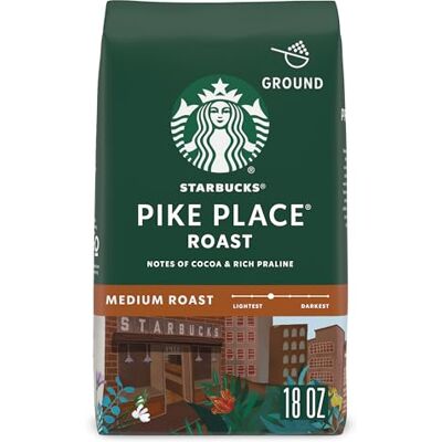 Starbucks Caffè macinato Pike Place Arrosto, 510 g Bag Starbucks Caffè macinato Pike Place Arrosto, 510 g Bag