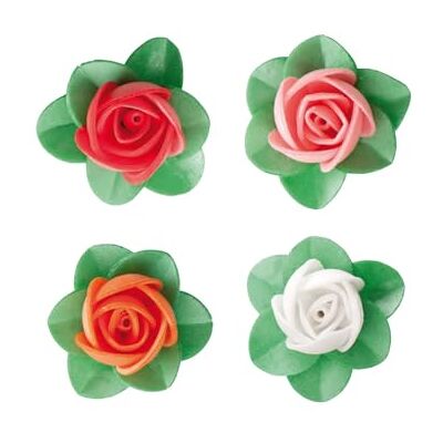 dekora Fiori commestibili per torte Ø 4cm, Fiori di cialda in 4 colori Decorazioni per torte commestibili, Senza glutine, senza lattosio e adatte ai Vegani 100 pezzi dekora Fiori commestibili per torte Ø 4cm, Fiori di cialda in 4 colori Decorazioni per torte commestibili, Senza glutine, senza lattosio e adatte ai Vegani 100 pezzi