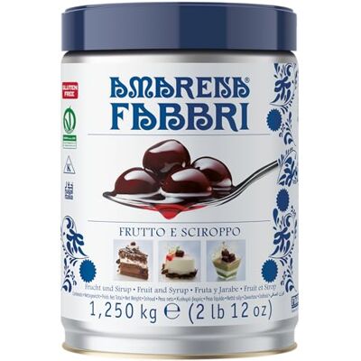 Fabbri - Ciliegie Amarena Selvatiche - 1.25kg - Ciliegie in sciroppo Fabbri - Ciliegie Amarena Selvatiche - 1.25kg - Ciliegie in sciroppo