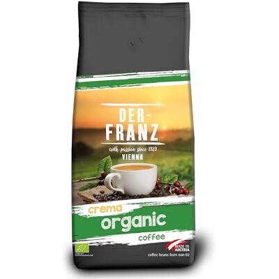 Der-Franz Crema biologico caffè, chicchi interi, 1000 g Der-Franz Crema biologico caffè, chicchi interi, 1000 g