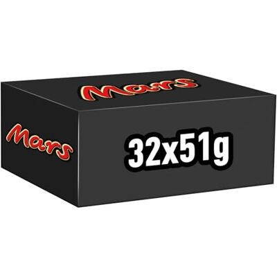 Mars Barretta con Caramello Ricoperta al Cioccolato, 32 Barrette X51G (1632G) Mars Barretta con Caramello Ricoperta al Cioccolato, 32 Barrette X51G (1632G)
