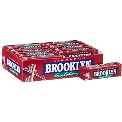 brooklyn Cinnamon, Chewing Gum in Lastrine, Gusto Liquirizia, Senza Glutine, Confezione da 20 Stick ciascuno da 9 Lastrine, Gomma da Masticare Perfetta da Condividere e da portare sempre con te brooklyn Cinnamon, Chewing Gum in Lastrine, Gusto Liquirizia, Senza Glutine, Confezione da 20 Stick ciascuno da 9 Lastrine, Gomma da Masticare Perfetta da Condividere e da portare sempre con te