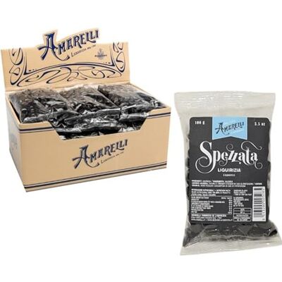 AMARELLI Spezzata Liquirizia pura in pezzi irregolari 1kg 10 sacchetti da 100gr AMARELLI Spezzata Liquirizia pura in pezzi irregolari 1kg 10 sacchetti da 100gr