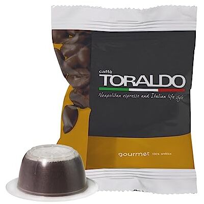 caffè toraldo Compatibile Bialetti* Selezionato, Tostato e Torrefatto in Italia Eccellenza del Napoletano (100 Capsule, Miscela Gourmet) caffè toraldo Compatibile Bialetti* Selezionato, Tostato e Torrefatto in Italia Eccellenza del Napoletano (100 Capsule, Miscela Gourmet)