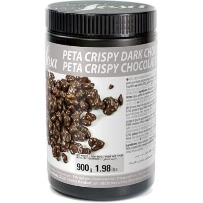 SOSA Peta Crispy Cioccolato fondente 51% Texturizzante effervescente Formato da 750 g Uso alimentare. SOSA Peta Crispy Cioccolato fondente 51% Texturizzante effervescente Formato da 750 g Uso alimentare.