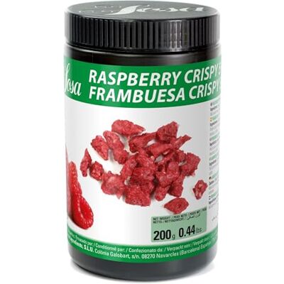 SOSA Crispy Lampone 5-8 mm Crispies di lampone liofilizzato in pezzi Barattolo 200 gr Uso alimentare SOSA Crispy Lampone 5-8 mm Crispies di lampone liofilizzato in pezzi Barattolo 200 gr Uso alimentare