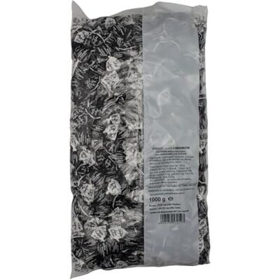 Mera & Longhi dal 1896 Caramelle senza Zucchero Liquirizia con Stevia- Confezione da 1 kg Mera & Longhi dal 1896 Caramelle senza Zucchero Liquirizia con Stevia- Confezione da 1 kg