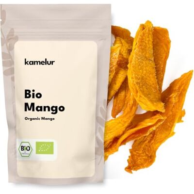 Kamelur Mango BIO Essiccato, Senza Solfiti E Senza Zucchero Strisce Di Mango BIO Essiccato Senza Zucchero 1 Kg (Confezione Da 1) Kamelur Mango BIO Essiccato, Senza Solfiti E Senza Zucchero Strisce Di Mango BIO Essiccato Senza Zucchero 1 Kg (Confezione Da 1)